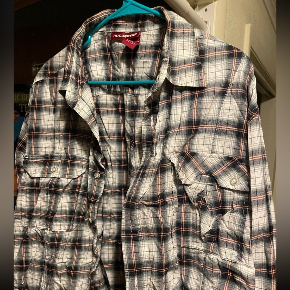 Roca Wear Button Down Western Shirt (Mens)